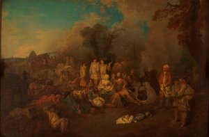 Bivouac de Jean Antoine Watteau